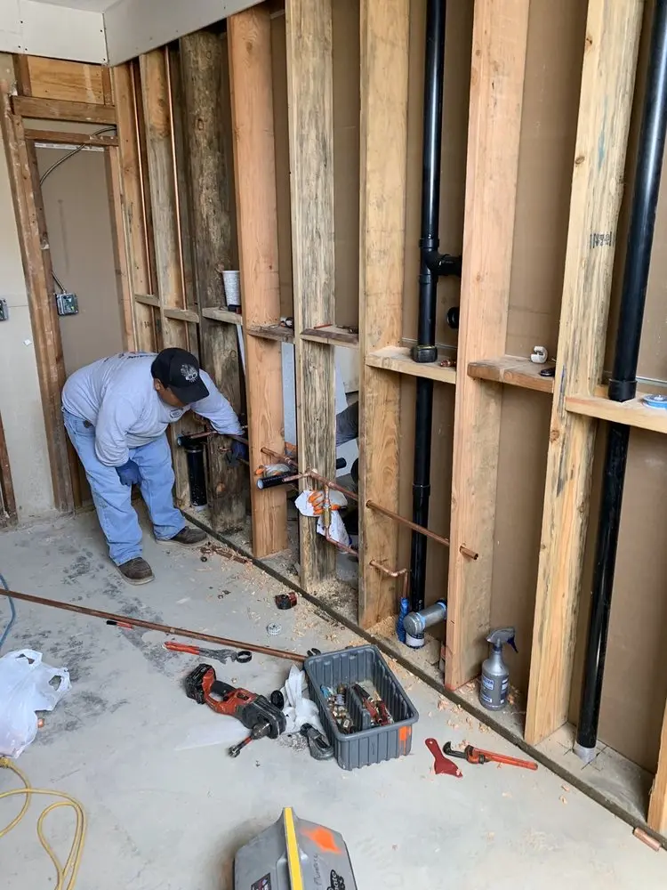 Commercial rough-in plumbing for Commercial Plumbing in Storrs